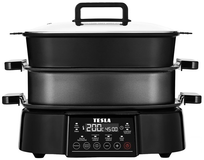 Multifunkčný hrniec Tesla MultiCook MultiCook M90 Grill čierny