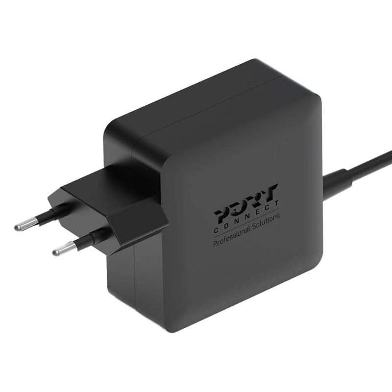 Napájací adaptér PORT CONNECT USB-C GaN2 RP0739, PLUG-IN PD  65 W čierna