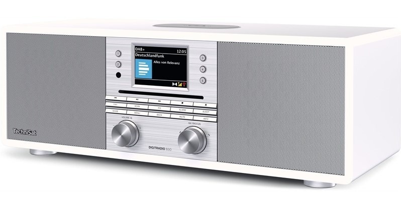 Internetové rádio s DAB+/CD TechniSat DIGITRADIO 650, bielo-strieborné