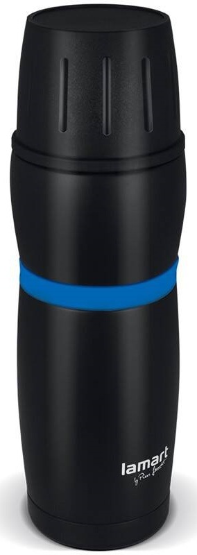 Termoska Lamart CUP 480 ml LT4053 čierna/modrá Termoska Lamart CUP 480 ml LT4053 čierna/modrá