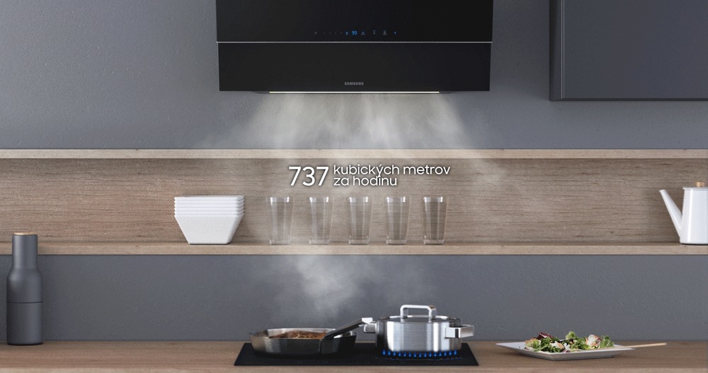 Odsávač pár Samsung NK24N9804VB čierny Odsávač pár Samsung NK24N9804VB čierny
