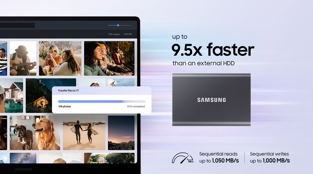 SSD externý Samsung T7 4TB čierny SSD externý Samsung T7 4TB čierny