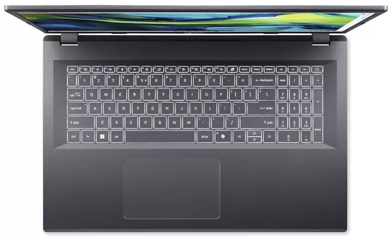 Notebook Acer Aspire 17 (A17-51M-78VJ) sivý Notebook Acer Aspire 17 (A17-51M-78VJ) sivý