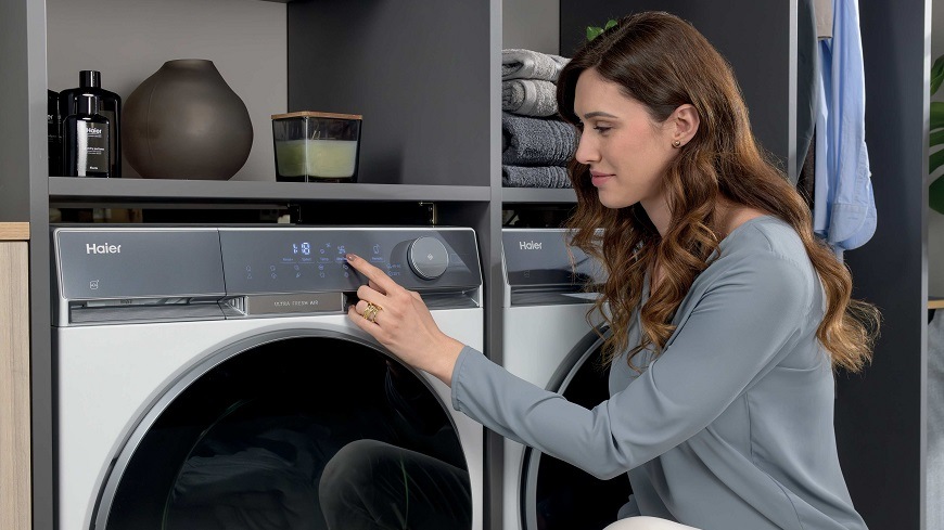 Práčka Haier HW90-B14387TU1-S biela