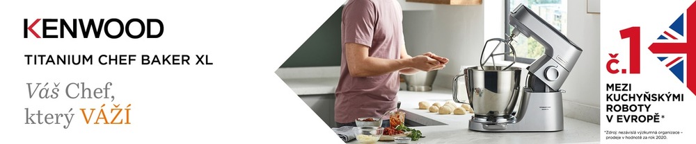 Kuchynský robot KENWOOD Titanium Chef Baker XL KVL85.704SI strieborný KENKVL85124SI_banner