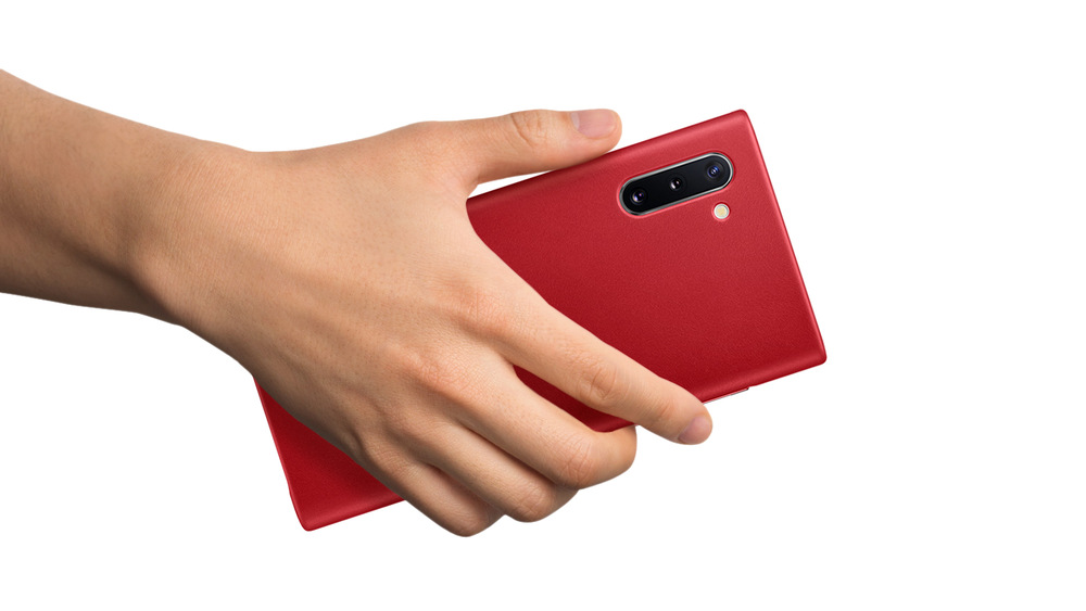 Kryt na mobil Samsung Leather Cover na Galaxy Note10 čierny Kryt na mobil Samsung Leather Cover na Galaxy Note10 čierny