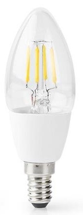 LED Nedis svíčka, WI-Fi, 5 W, 400 lm, E14, teplá bílá
