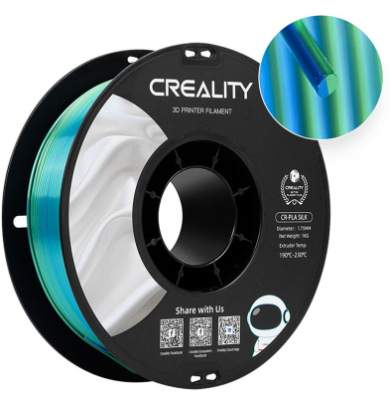 Tlačová struna (filament) Creality CR-Silk PLA 1kg modrý/zelený