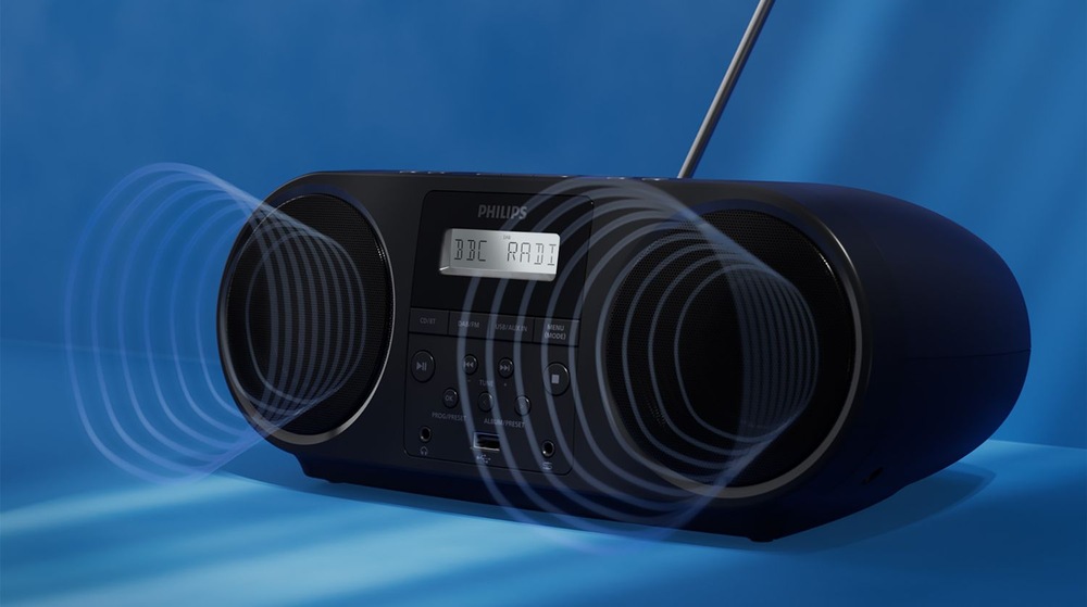 Rádioprijímač s CD Philips TAZ6000 čierny Rádioprijímač s CD Philips TAZ6000 čierny