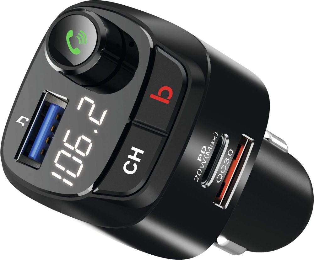 FM Transmitter Technisat DIGICAR 200 BT čierny FM Transmitter TechniSat DIGICAR 200 BT