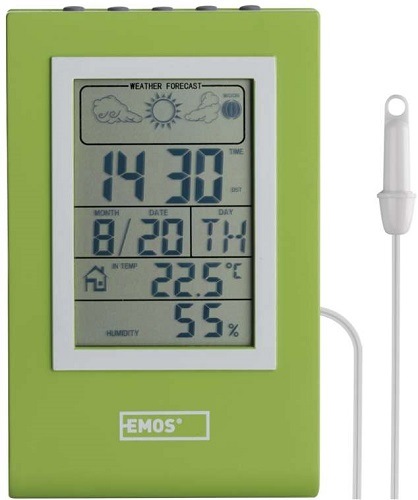 Meteorologická stanica EMOS E0117N zelená farba