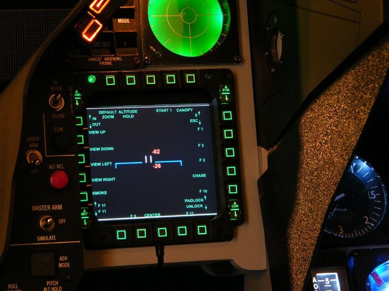 Navigačný panel Thrustmaster MFD Cougar Pack - replika US Air Force F-16 MFD