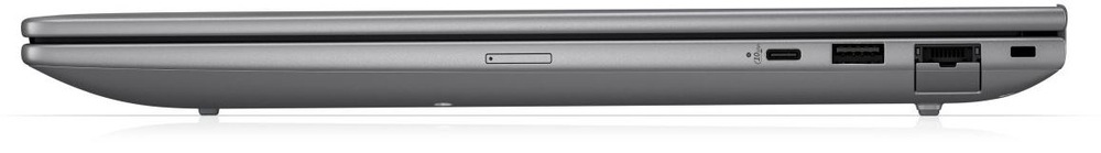 Notebook HP ZBook 8 G1i 16" sivý Bočný pohľad na notebook HP ZBook 8 G1i