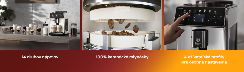 Automatický kávovar Saeco GranAroma SM6580/20 biely