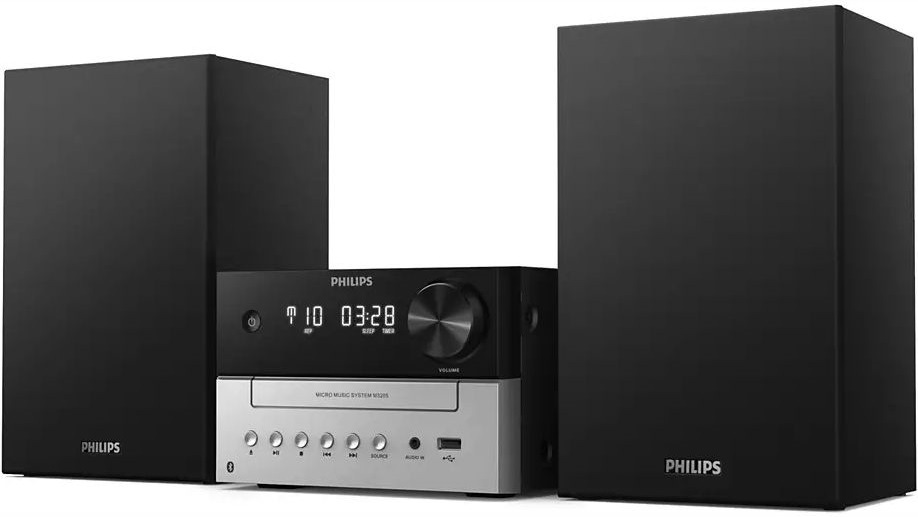 Mikro HiFi systém Philips TAM3205 čierny/strieborný