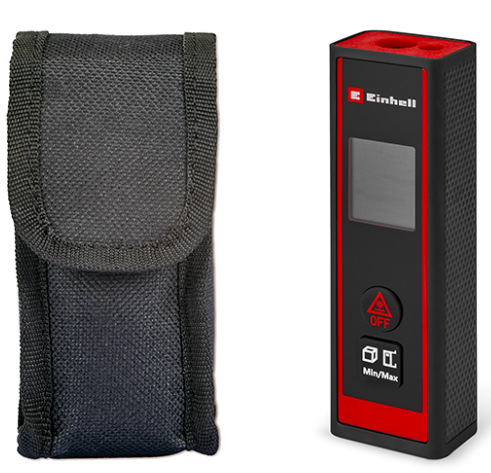 Laserový diaľkomer Einhell Classic TC-LD 40 R s ochranným puzdrom na meranie vzdialeností až 40 m
