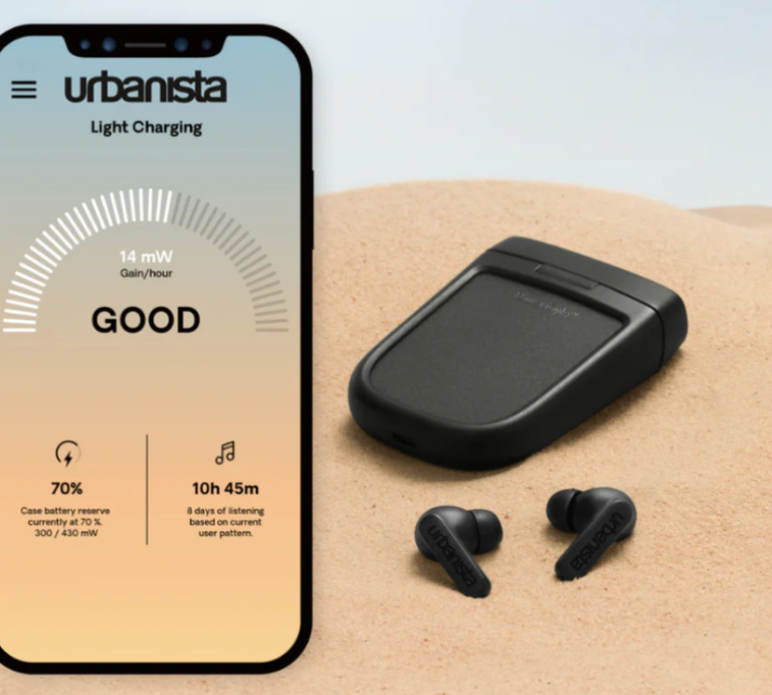 Slúchadlá Urbanista Phoenix Solar Panel čierna Slúchadlá Urbanista Phoenix Solar Panel - čierna