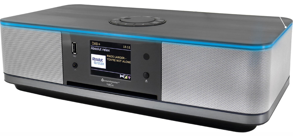 Internetový rádioprijímač s DAB+ Soundmaster ICD2023SW čierny/strieborný