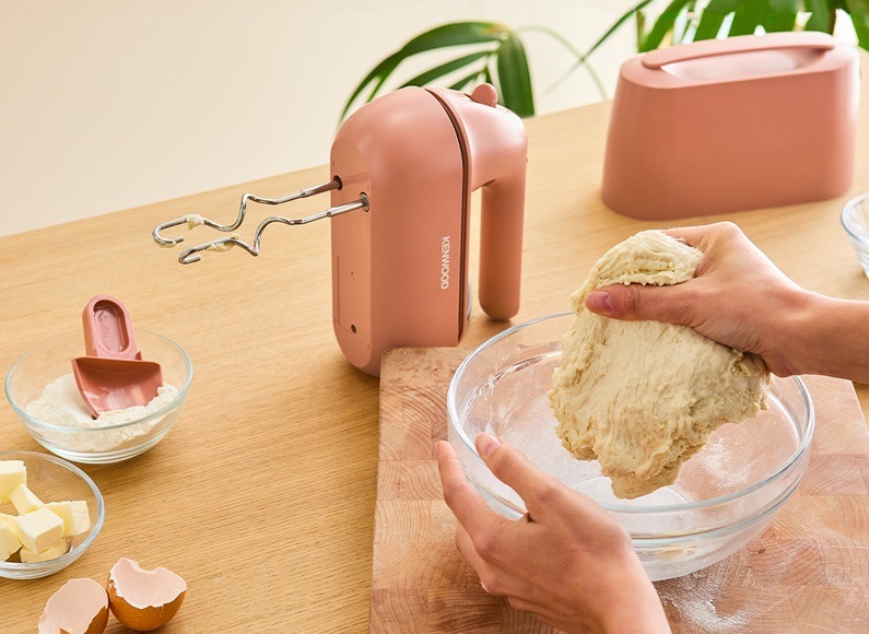 Ručný šľahač KENWOOD Go Collection HMP40.000RD červený
