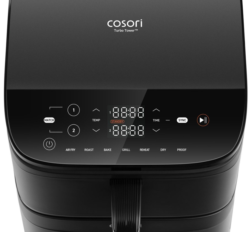 Fritéza teplovzdušná Cosori Turbo Tower, 10,8 l