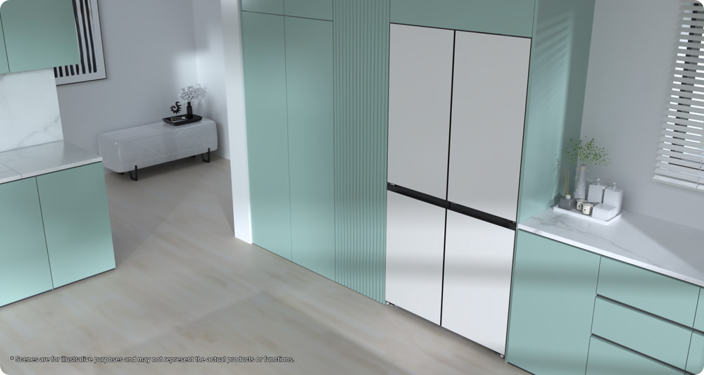 Americká chladnička Samsung RM70F63NEREO nerez/ocel Samsung RM70F63NEREO v kuchyni