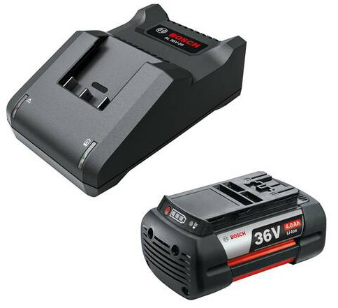 Set batérie a nabíjačky Bosch Starter Kit 36 V (1x4.0 Ah+AL3620-20)