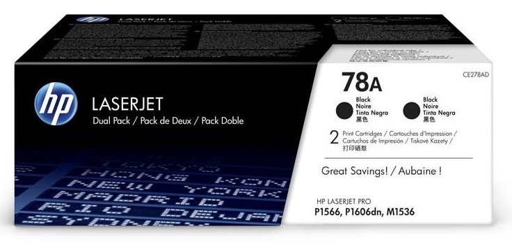 Toner HP 78A, 2 100 strán čierny