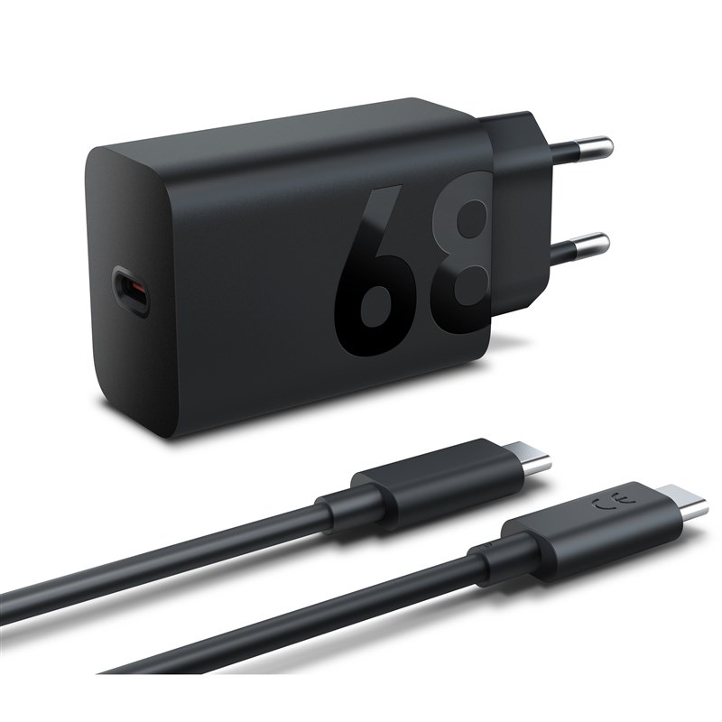 Nabíjačka do siete Lenovo USB-C 68W + kabel USB-C 1,5 m čierna