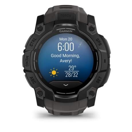 Inteligentné hodinky Garmin Instinct 3 - 50 mm AMOLED - Black Bezel / Charcoal Band Chytré hodinky Garmin Instinct 3 - 50 mm AMOLED - Black Bezel / Charcoal Band