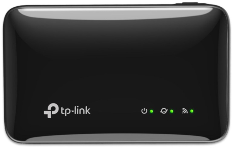 Mobilný Wi-Fi router TP-Link M7005 4G LTE s LED kontrolkami, čierne prevedenie