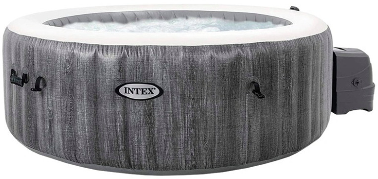 Nafukovacia vírivka Intex 28440 PureSPA Greywood Deluxe™ pre 4 osoby v dekore Greywood