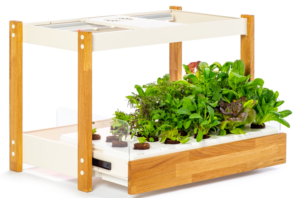 Inteligentný kvetináč Click and Grow 25 biely Chytrý kvetináč Click and Grow 25 - biely