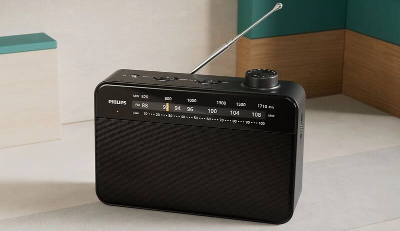 Rádioprijímač Philips TAR2509 čierny PHITAR2509_02