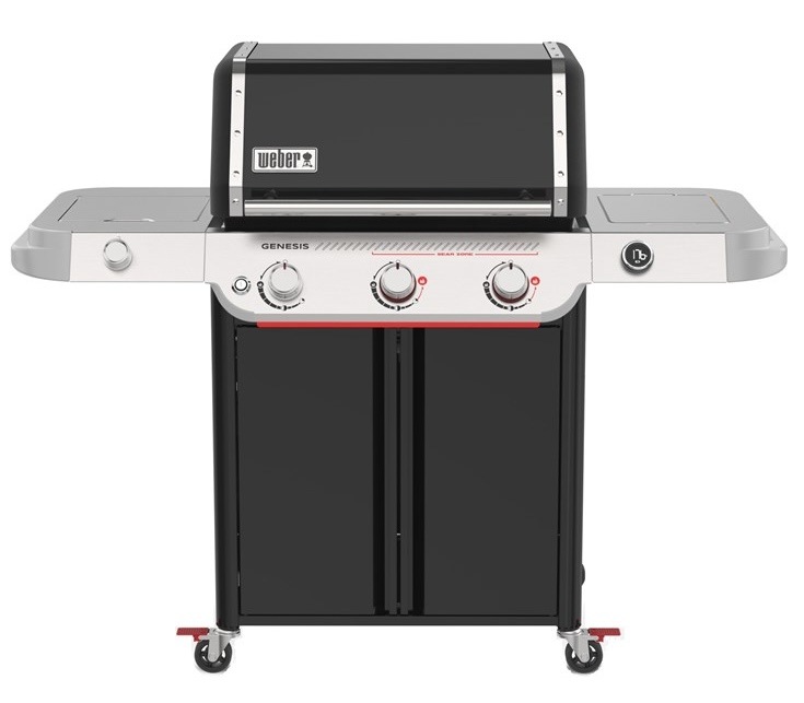 Gril záhradný plynový Weber Genesis E-335W Black čierny