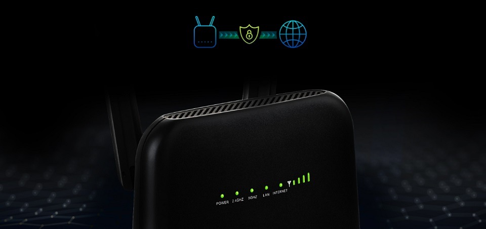 Router D-Link DWR-960 LTE Cat7 čierny
