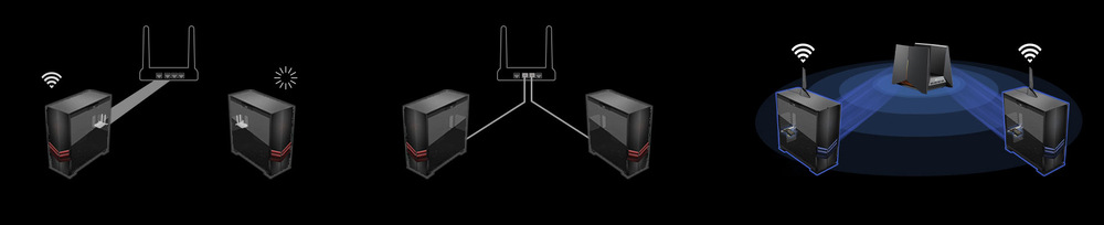 Trojpásmový režim umožňuje až 9,3 Gb/s na streamovanie, hranie a rýchly prenos dát