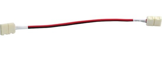Solight propojovací kabel pro LED pásy, 10mm zacvakávací konektor na obou stranách, 1ks, sáček