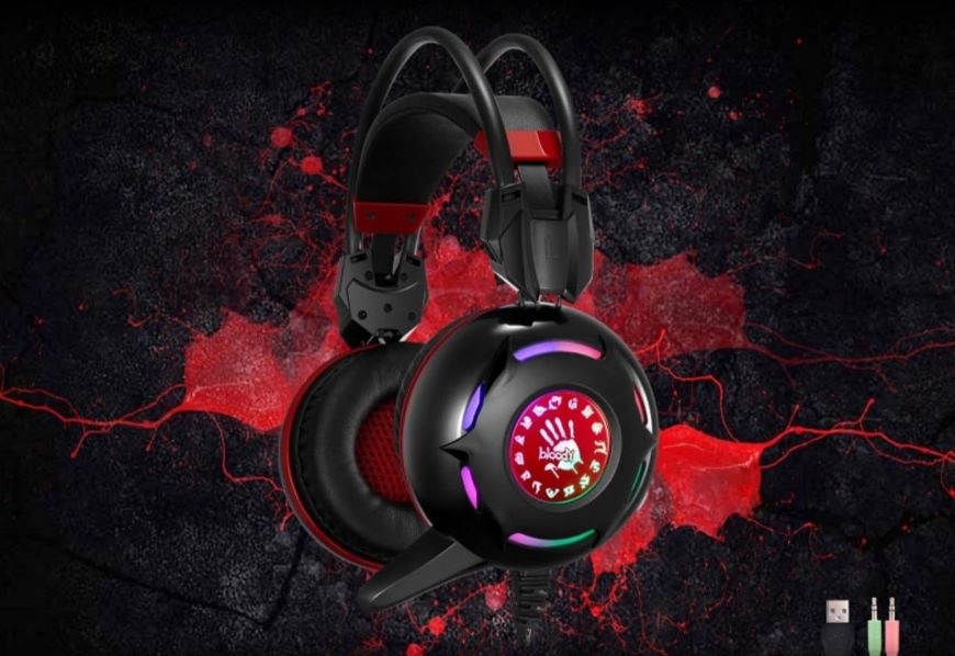 Headset A4Tech Bloody G300 čierny Headset A4Tech Bloody G300 - čierny