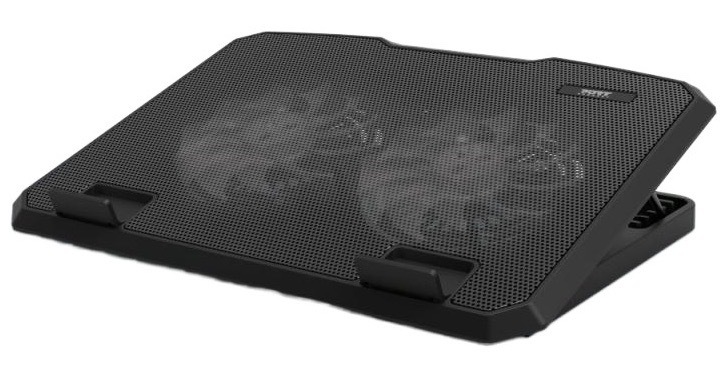 Chladiaca podložka pre NTB PORT CONNECT COOLER PRO, 2x USB čierna