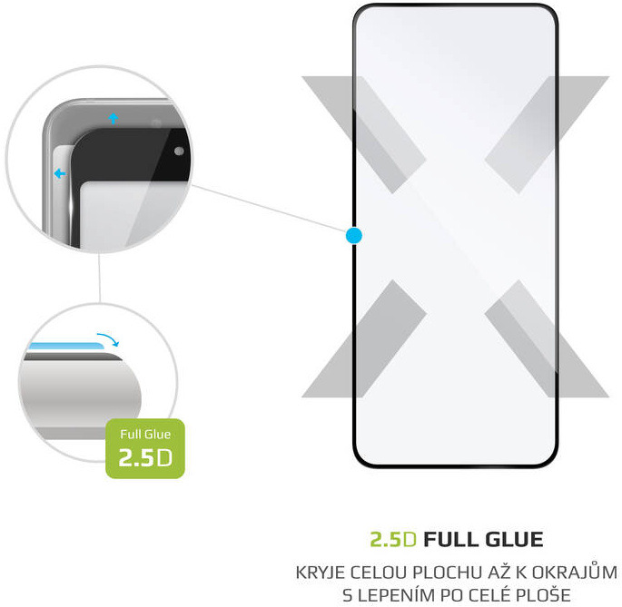 Tvrdené sklo FIXED Full-Cover na Samsung Galaxy A34 5G čierne FIXED Full-Cover na Xiaomi 11T/11T Pro, čierna