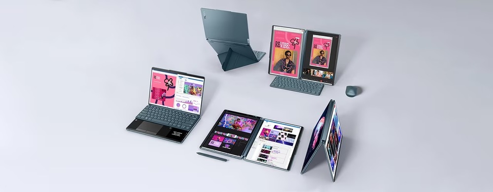 Notebook Lenovo Yoga Book 9 13IMU9 modrý Lenovo Yoga Book 9 13IMU9