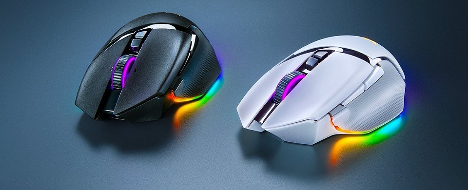 Myš Razer Basilisk V3 Pro 35K biela