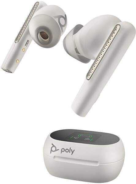 Slúchadlá HP Poly Voyager Free 60 + BT700 dongle biele Slúchadlá HP Poly Voyager Free 60 + BT700 dongle biele