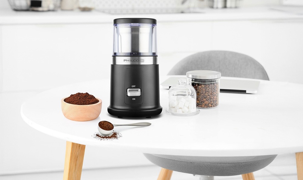 Mlynček na kávu Philco PHCG 3020 Slice & Grind Series čierny