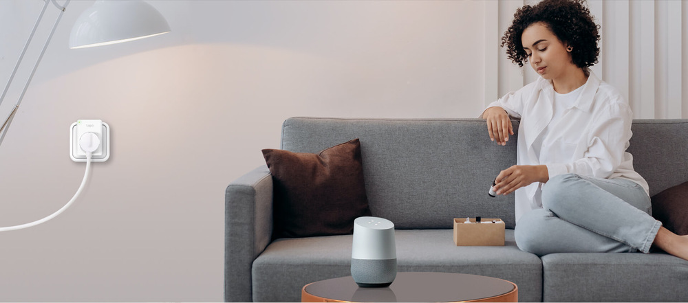 Inteligentná zásuvka TP-Link Tapo P100M, Matter biela Inteligentná zásuvka TP-Link Tapo P100M, Matter biela