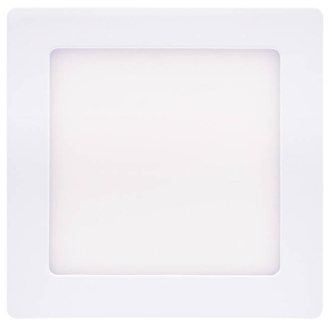 LED stropné svietidlo Solight CCT, prisadené, 12W, 900lm, 3000K-6000K, štvorcové biele
