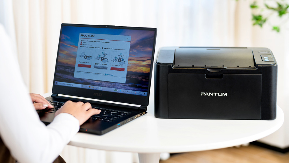 Tlačiareň laserová Pantum P2500W čierna