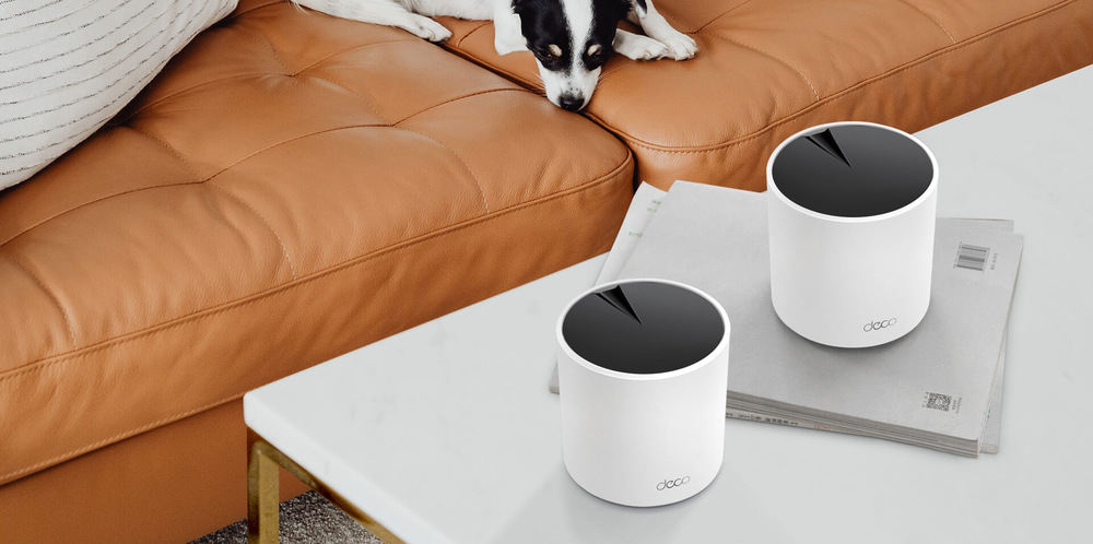 Kompletný Wi-Fi systém TP-Link Deco X55, WiFi6 AX3000 Ai-Driven (3 ks) biely