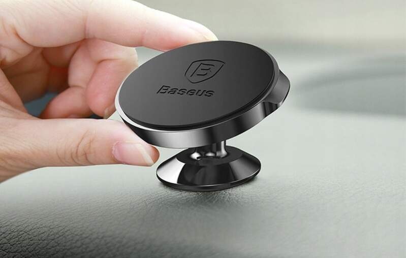 Držiak na mobil Baseus Vertical čierny/strieborný Držiak na mobil Baseus Vertical čierny/strieborný