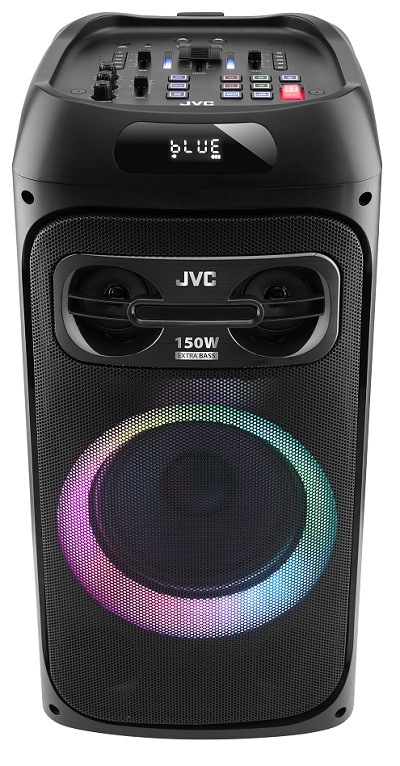 Párty reproduktor JVC XS-EP514B čierny Čierny party reproduktor JVC XS-EP514B so svetelnými efektmi